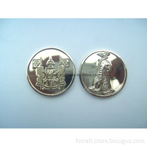 Custom Antique Nickel Challenge Coin